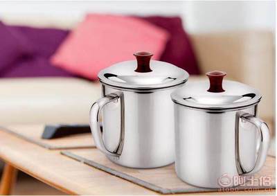 【特價廠家直銷加厚不銹鋼杯子口杯幼兒園小水杯帶蓋子帶手柄隨手杯】潮州市潮安區彩塘鎮廚匯不銹鋼制品經營部 - 產品庫